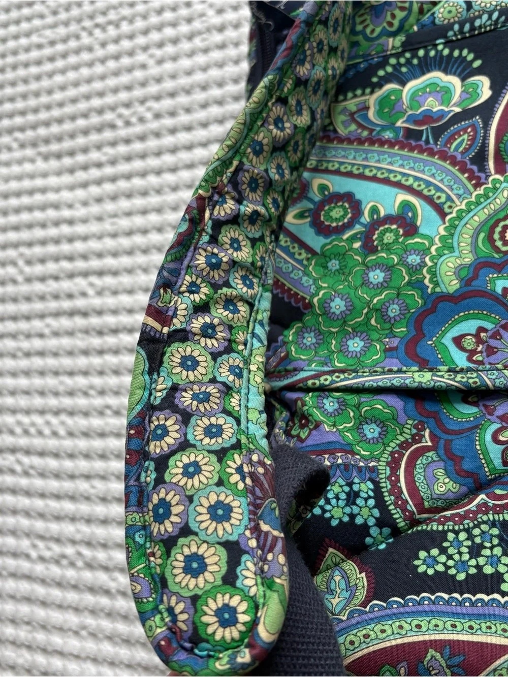 Vera Bradley Campus Backpack Blue Rhapsody Laptop Suitcase Trolley Strap